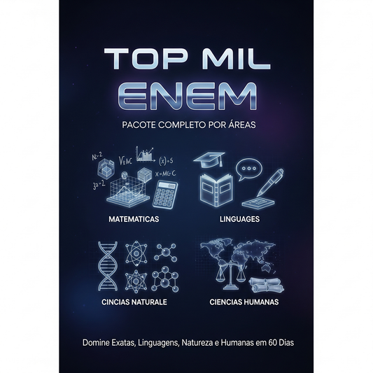 Top Mil ENEM Turbo – Pacote Completo por Áreas